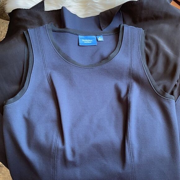 Simply Vera Vera Wang Jersey Dress Sz M - Picture 8 of 11